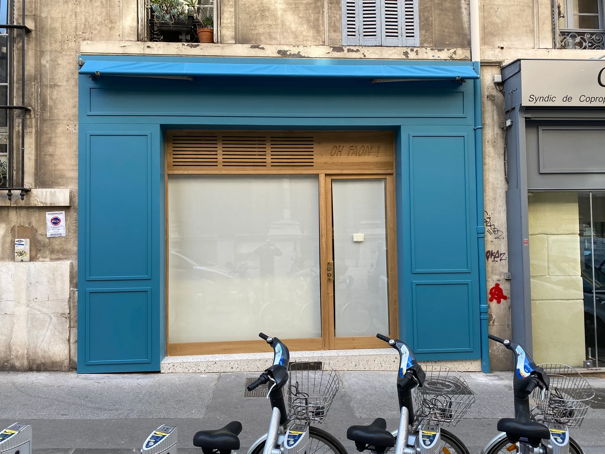 Réalisation commerciale Menuiserie Sanchez.